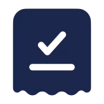 Bill Check SVG Icon